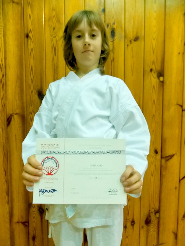 Lukáš Liška získal 11.kyu